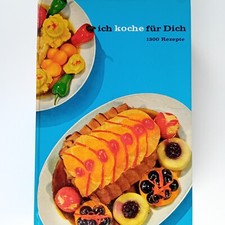 Ich Koche für Dich. 1300 Rezepte. Margarete Kalle 1950er Vintage Kochbuch