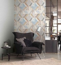 Rasch Vliestapete Grau Beige