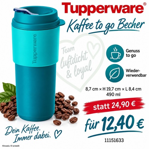 Tupperware kaffee becher - kaffee,