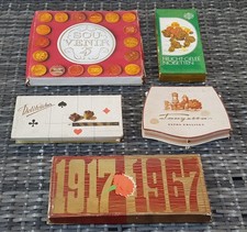 5x Pappschachtel alt