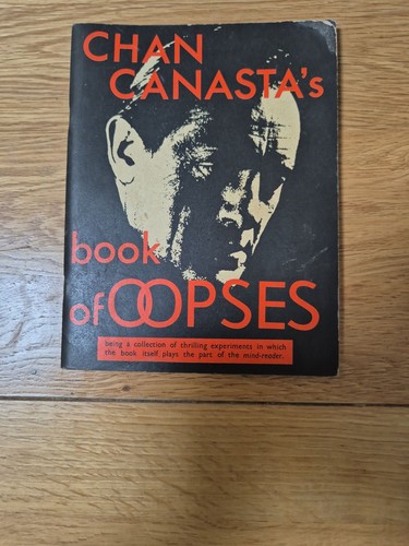 Chan canasta book - canasta's, oopses