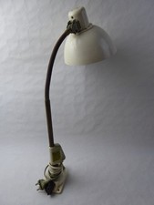 Art Deco Bakelit Schwaanenhalslampe Arbeitsleuchte VEB Zweckleuchtenbau Dresden