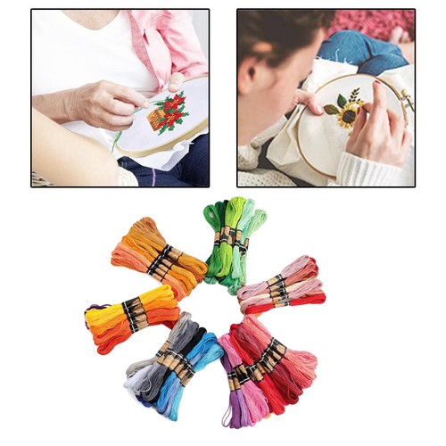 Regenbogen stickgarn baumwoll - regenbogen,