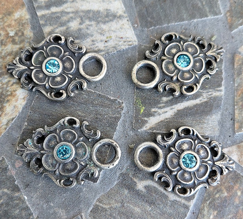 Silber farben miederhaken - silber,
