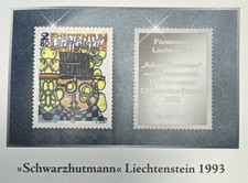 Silberbriefmarke Hundertwasser