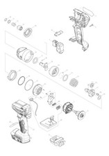 Makita Ersatzteile für DTD153 für Akku Schlagschrauber