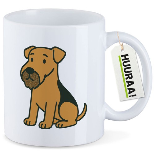 Kaffeetasse airedale terrier - kaffeetasse,