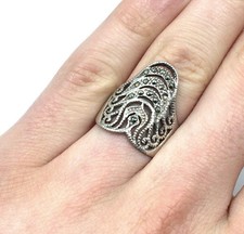 925 Silver Ring Marcasite Fine