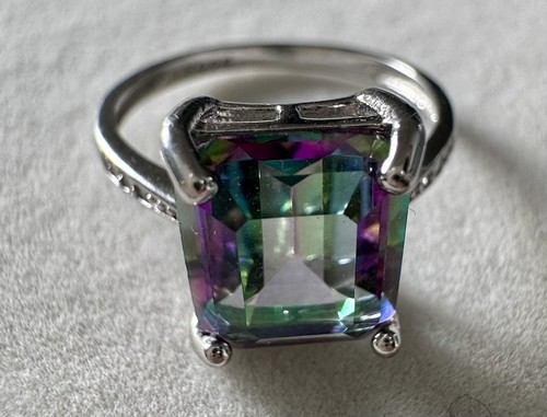 Mystic topas regenbogen ring - topas,