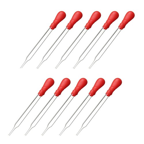Gummikopf glas pipetten - 5x,