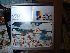 PUZZLE - DREIECKSPUZZLE (500 Teile) - ESKIMO-PARTY (Heye 8317) Loup 1974