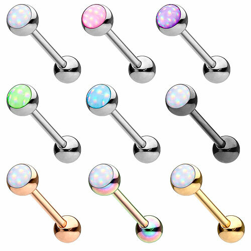 Zungenpiercing hantel color - zungenpiercing,