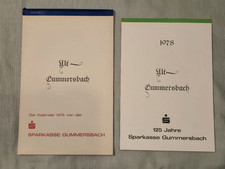 Alt-Gummersbach Kalender 1975 & 1978 | Sparkasse Gummersbach | Historisch