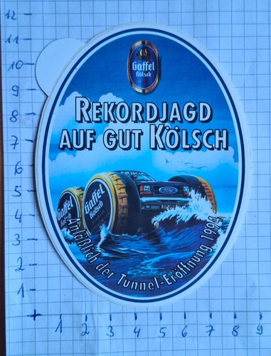 Aufkleber gaffel kölsch - "gaffel,