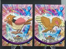 2x Topps Pokemon TV ANIMATION 1. Edition 1995 Nintendo Habitak + Ibitak #21 + 22
