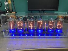 Nixie Uhr Clock mit 6 Stück Z568M Ziffenröhren RFT DDR
