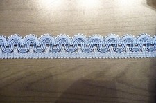 Borte Posamentenborte Bogen blau hellblau 16,50 m edel