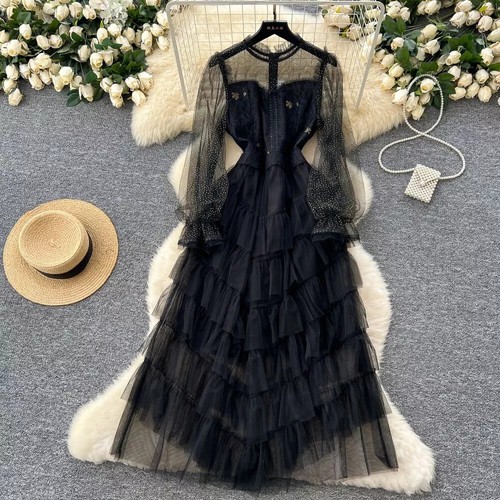 Elegantes damenkleid lang - elegantes,
