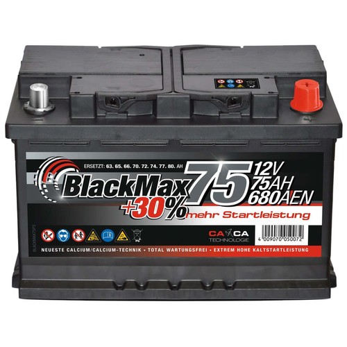 Autobatterie 12v 75ah 680a - 12v, 680a/en