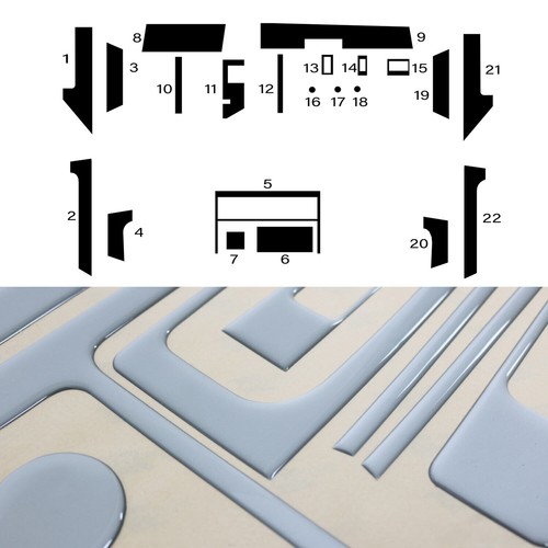 Innenraum dekor cockpit für - innenraum,