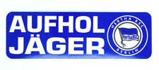 Hertha BSC Berlin "AUFHOLJÄGER" Aufkleber Sticker Logo Bundesliga Fussball #407