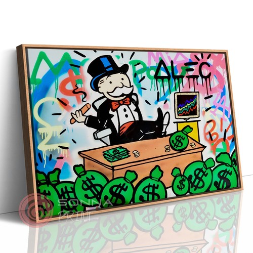 Monopoly man urban graffiti - man,