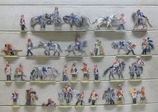 29 Zinnfiguren Preussen 1750 Husaren Kavallerie 7jähriger Krieg 30mm bemalt