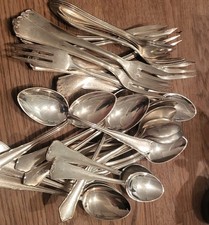 Insgesamt 2.6kg versilbertes besteck / 1.8 kg zinn /schrott oder metall schrott