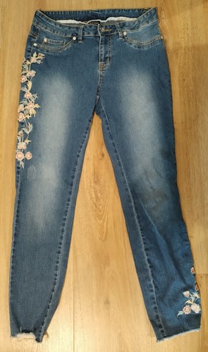 Damen jeans mit blumen - mit, und