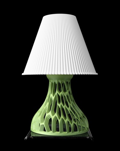 Tischlampe rippen druck - rippen, 3d-druck
