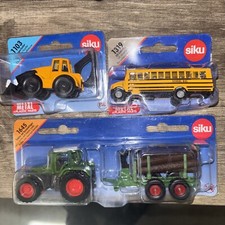 SIKU Lot Of 3 Tractor Backhoe