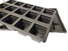 Quickpott Quickpot Topfplatte Multitopfplatte QP15 + Untersetzer 15 Töpfe 8x8x8