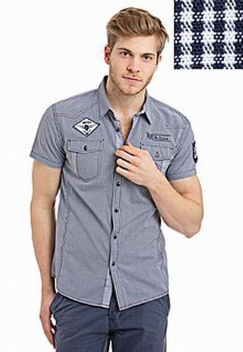 Poolman herren hemd - hemd, kurzarm