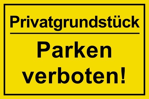 Schild privatgrundstück - schild,