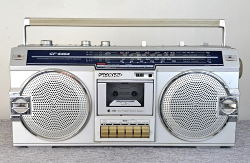 Sharp 5454 boombox - sharp, gf-5454