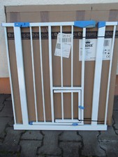 Kidiz Türschutzgitter mit Katzen-/Hundetürchen