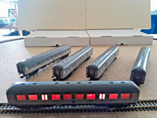 5x Trix Express H0 Silberlinge 3377, 3378, 3379, gebraucht