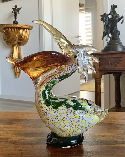 Glasfigur pelikan vogel - pelikan,
