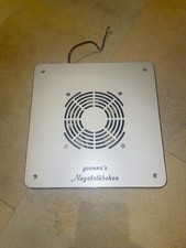 Staubabsaugung Nageltisch. Selbstbau mit Gravur