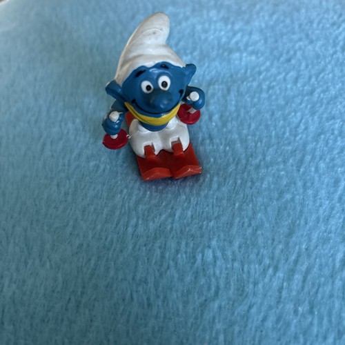 Schlumpf skifahrer figur - figur, peyo