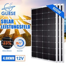 600W 12V Mono Solarpanel Solar