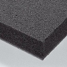 Polyesterschaumstoff  12,00 € / qm,  200 x 100 x 2,5 cm, anthrazit #28856