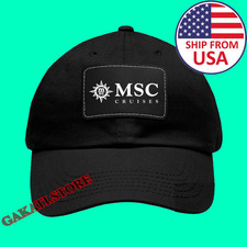 MSC Cruises Black Dad Hat With