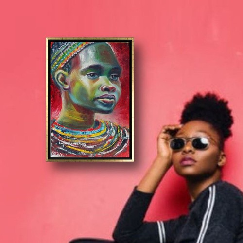 Afrikanisches mädchen - afrikanisches,
