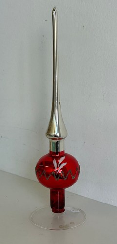 Alte christbaumspitze silber - christbaumspitze,