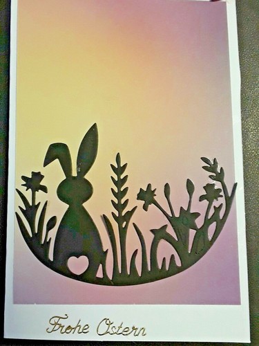 Stanzschablone osterhase - stanzschablone,