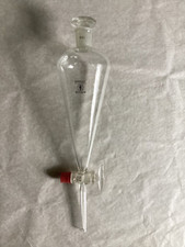 1 x Scheidetrichter -200ml- Glasküken NS/14-4, NS19/26 -Fa. Normschliff *NEU*