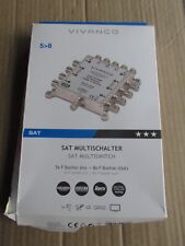 Sat Multischalter 5-8 Teilnehmer / F-Stecker / SAT Verteiler / H2A9K4-