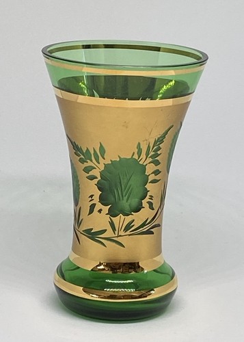 Kleine böhmische glas vase - glas,