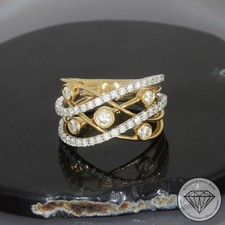 Wert 4550 € Bicolor Brillant Ring (1,07 carat) 585 14 Karat Gold xxyy